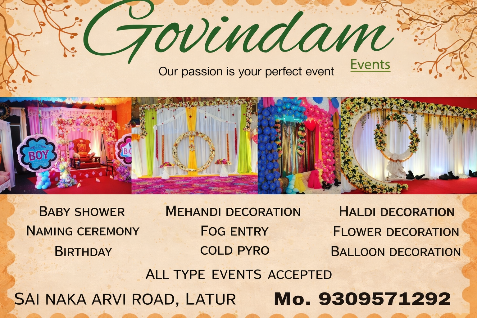 Govindam events